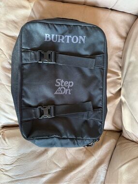 Burton Black 'Step On' Backpack - Snowboard boots bag, wet equipment bag